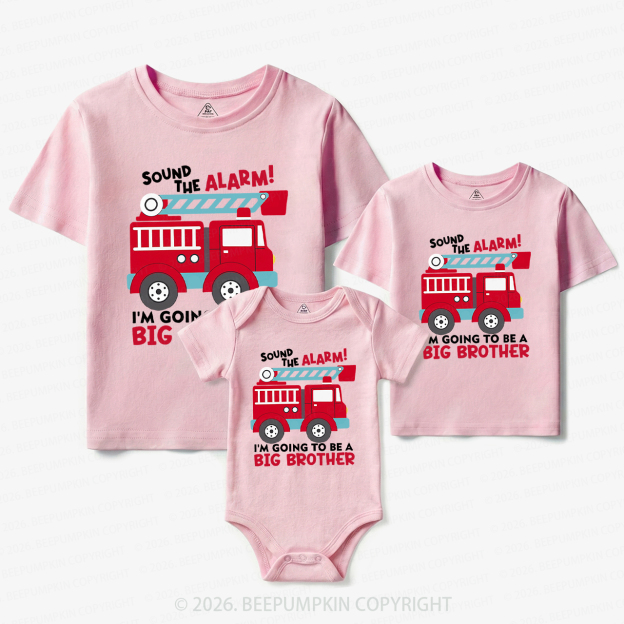 Big Brother Baby Announcement Matching Tees For Siblings