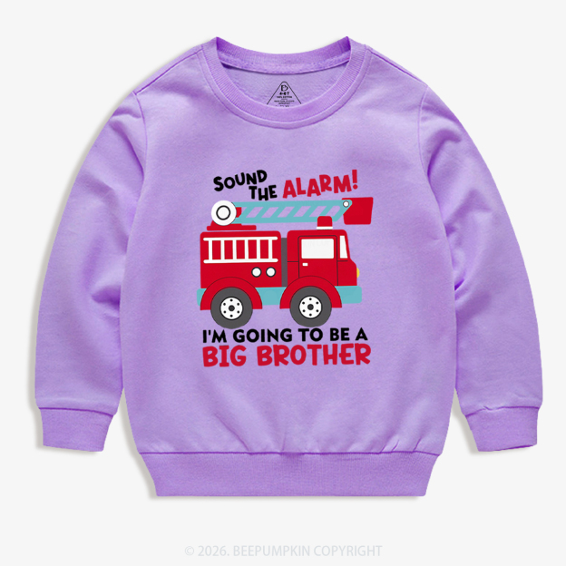 Big Brother Baby Announcement Kid's Sweatshirt
