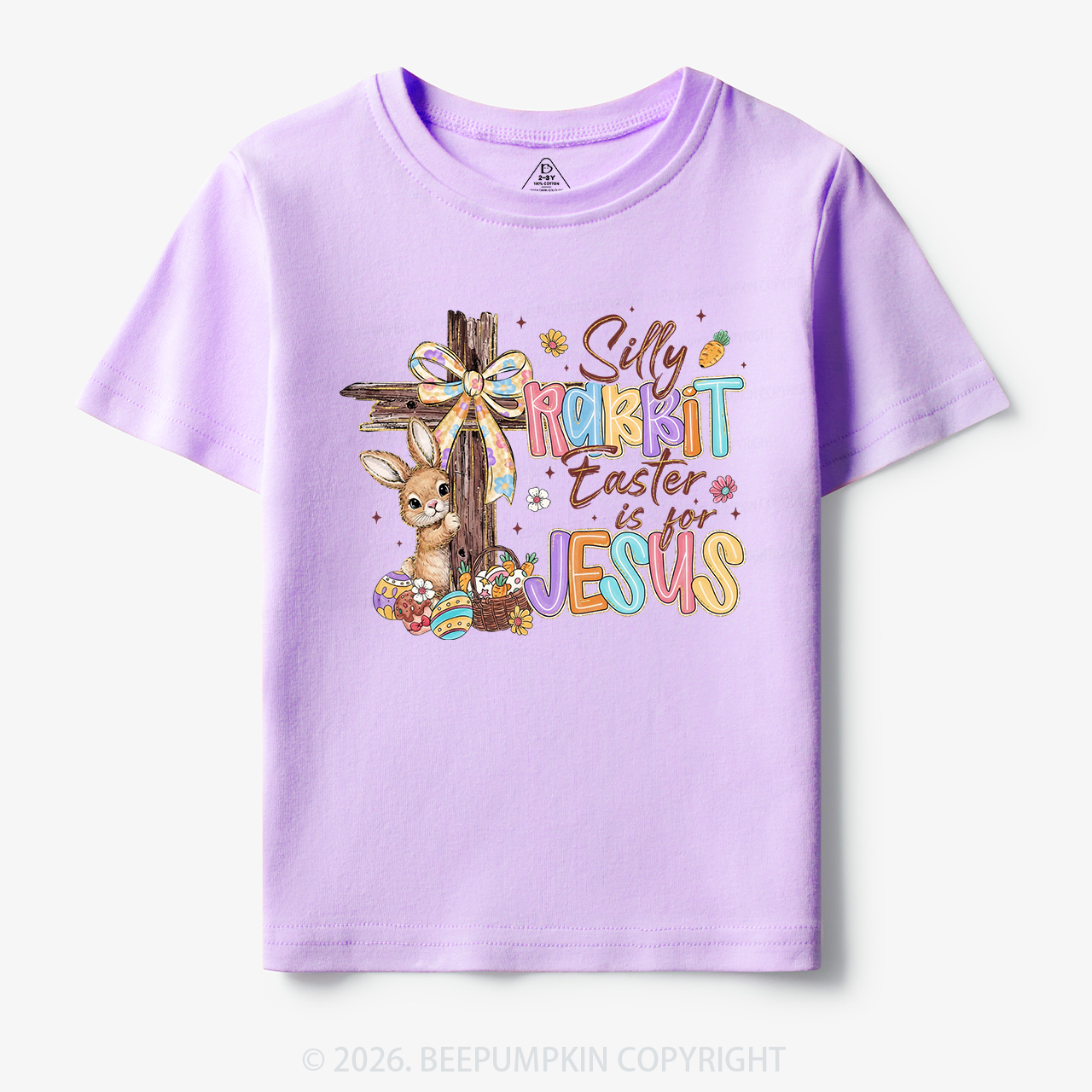 Silly Rabbit Easter Is For Jesus Toddler&Kid's Tees