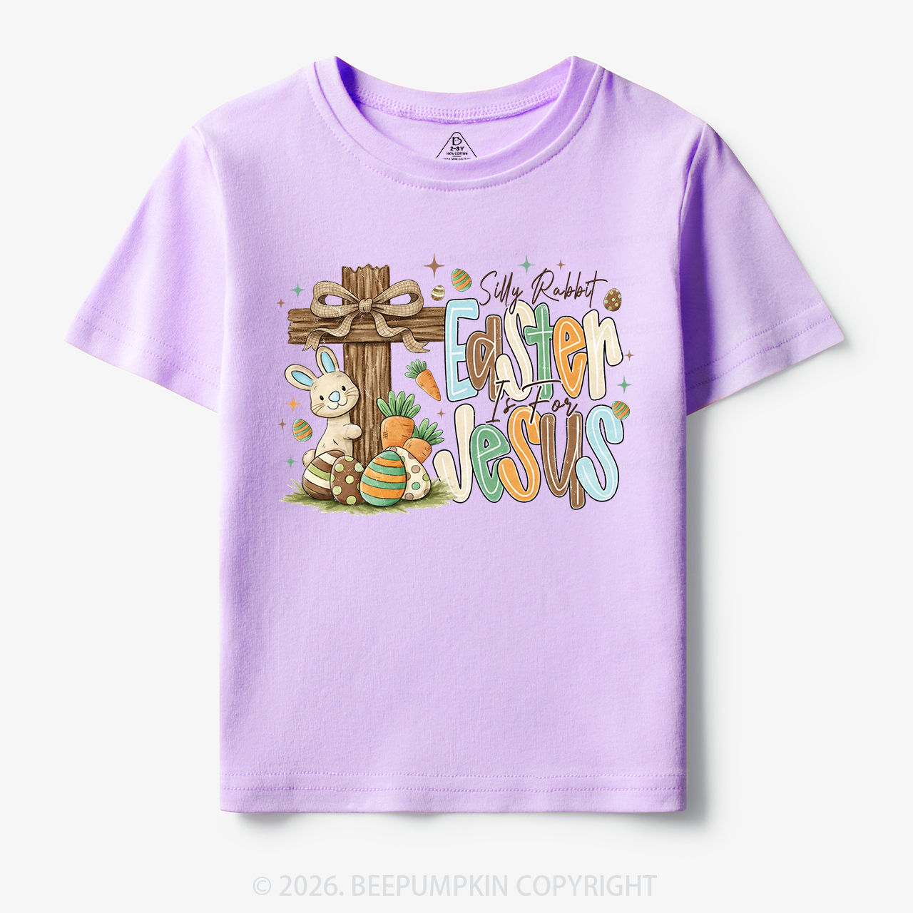 Easter If For Jesus Thrifted Farmhouse Bunny Toddler&Kid's Tees