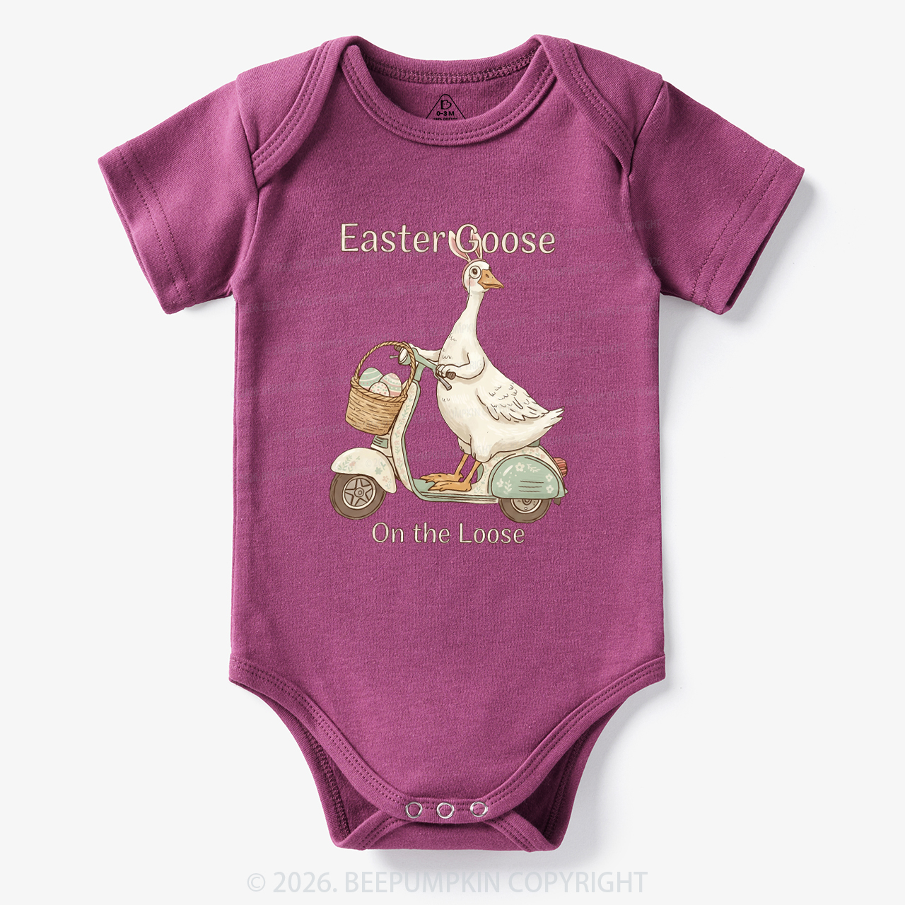Easter Silly Goose Holiday Meme Bodysuit