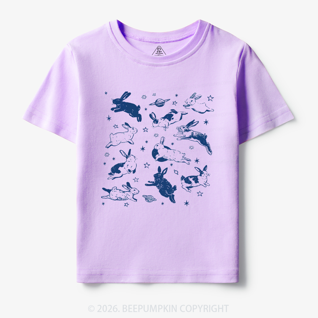 Bunnies in Space Toddler&Kid's Tees