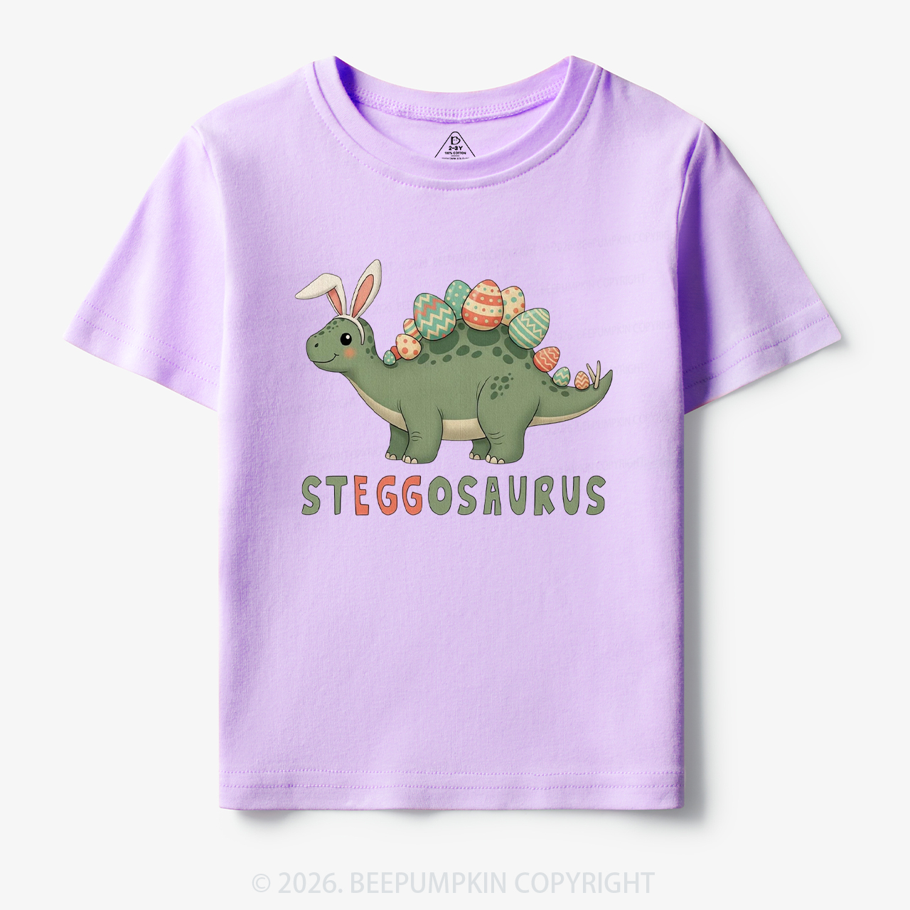Steggosaurus Easter Dinosaur Toddler&Kid's Tees