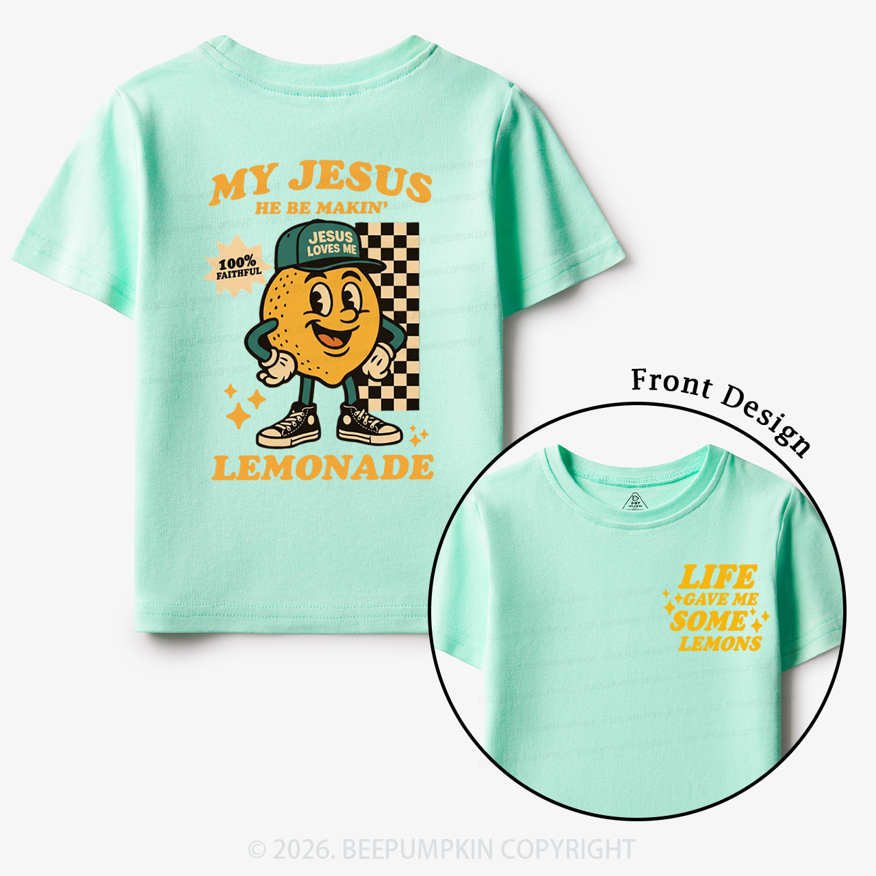 Life Gave Me Some Lemons Christian Toddler&Kid's Tees