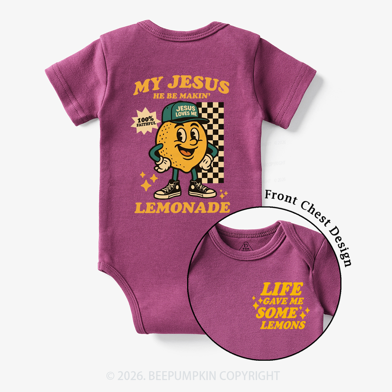 Life Gave Me Some Lemons Christian Bodysuit