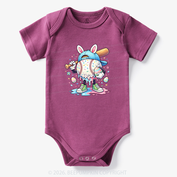 Easter Baseball Drip Bodysuit