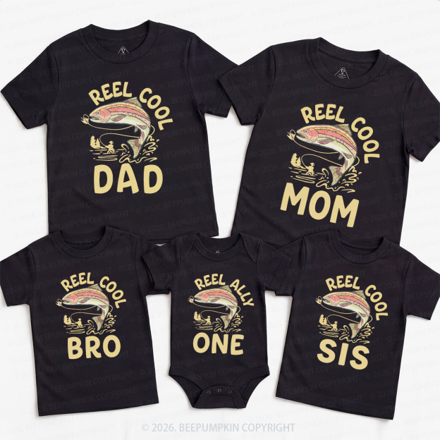 O Fishally 1st Birthday Family Matching T-Shirts