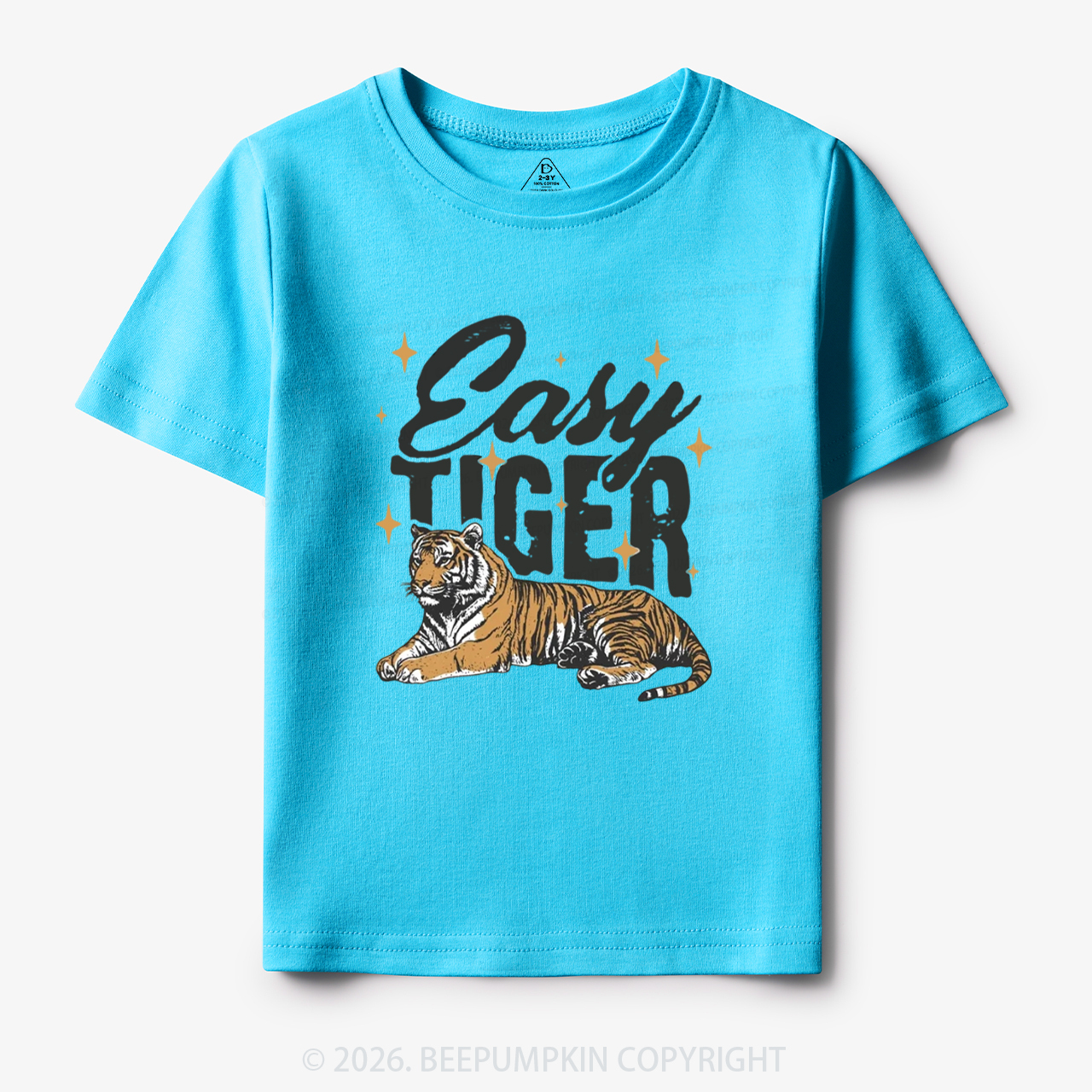 Retro Easy Tiger Funny Animal Toddler&Kid's Tees