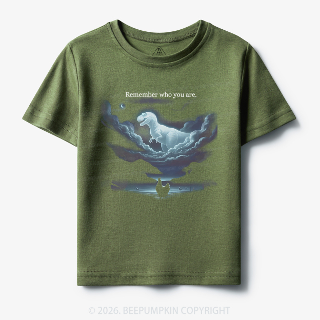 Remember Who You Are Chicken Dinosaur Toddler&Kid's Tees