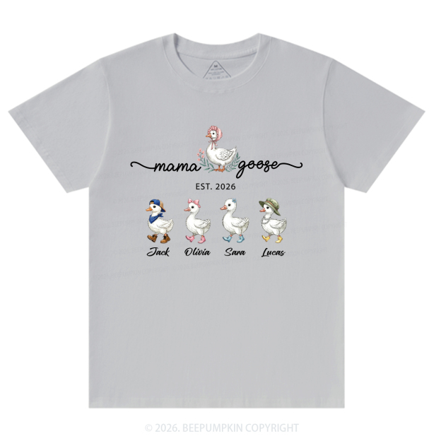 Personalized Mama Kids Names T-Shirts