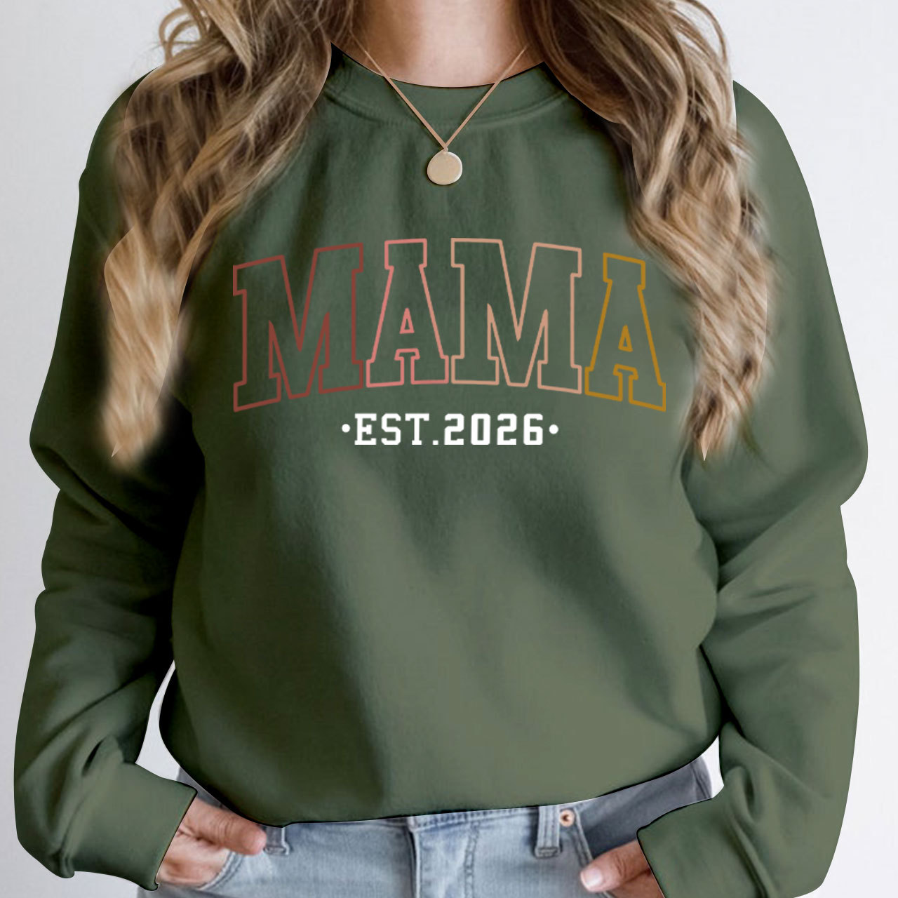 Personalized Mom Life Sweatshirt