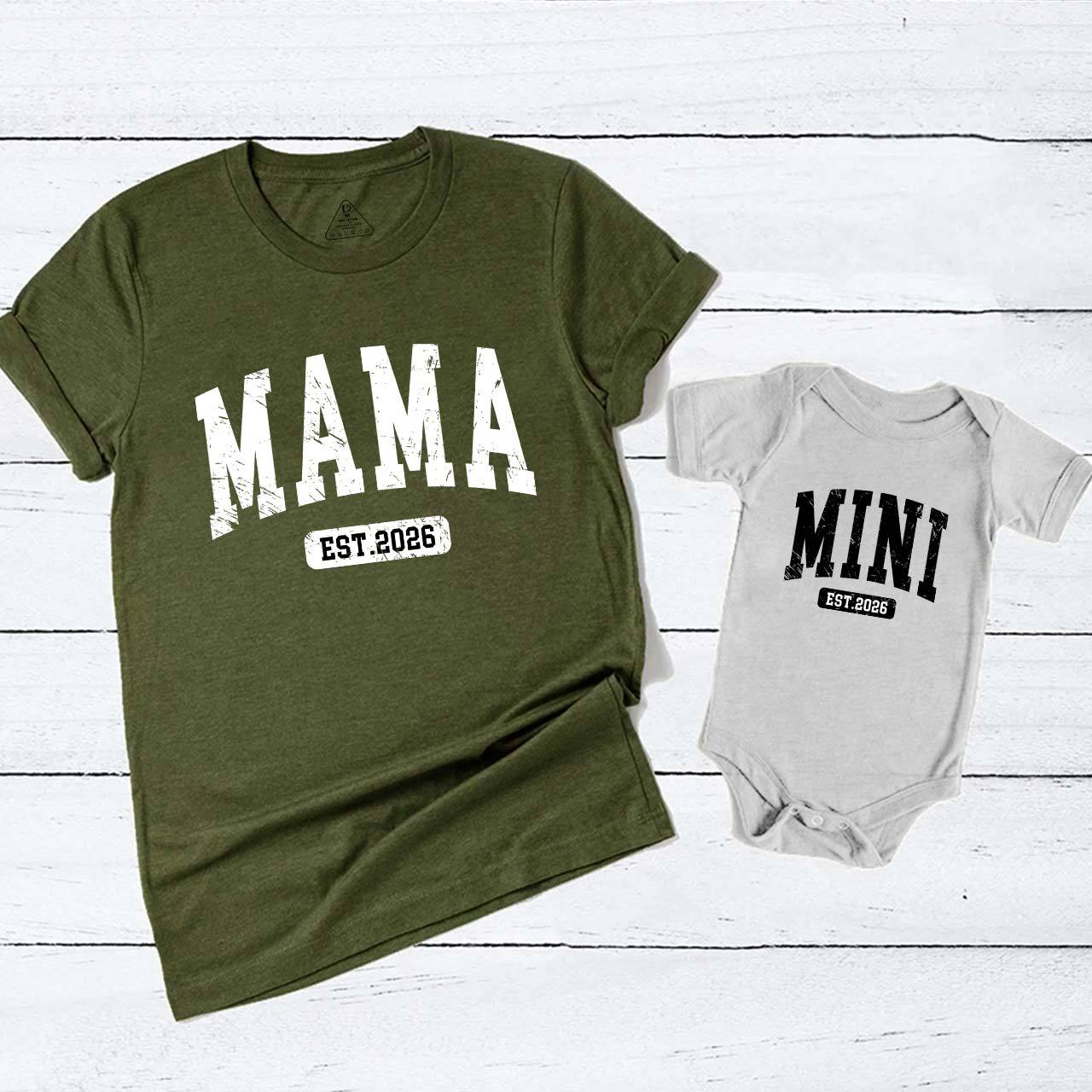 Mama Mini Gift Mom&Me Matching Tees