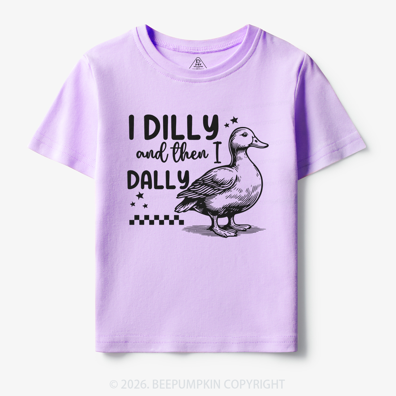 I Dilly And Then I Dally Silly Goose Toddler&Kid's Tees
