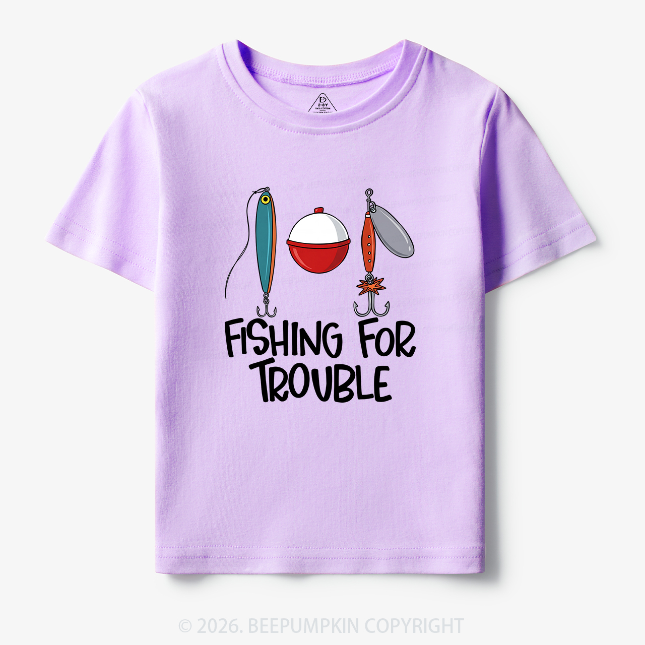 Fishing For Trouble Toddler&Kid's Tees