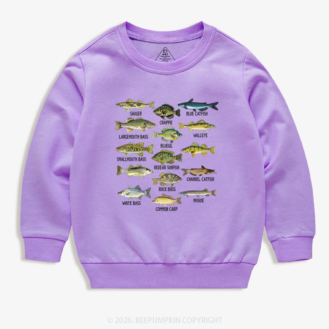North American Fish Kid's Sweatshirt