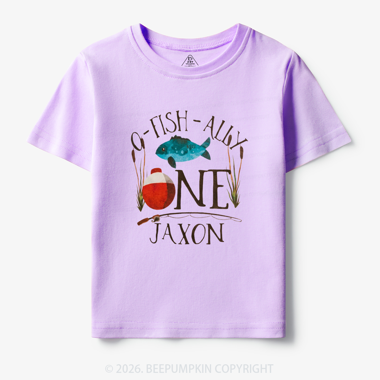 Personalized O-Fish-Ally Fish Birthday Toddler&Kid's Tees