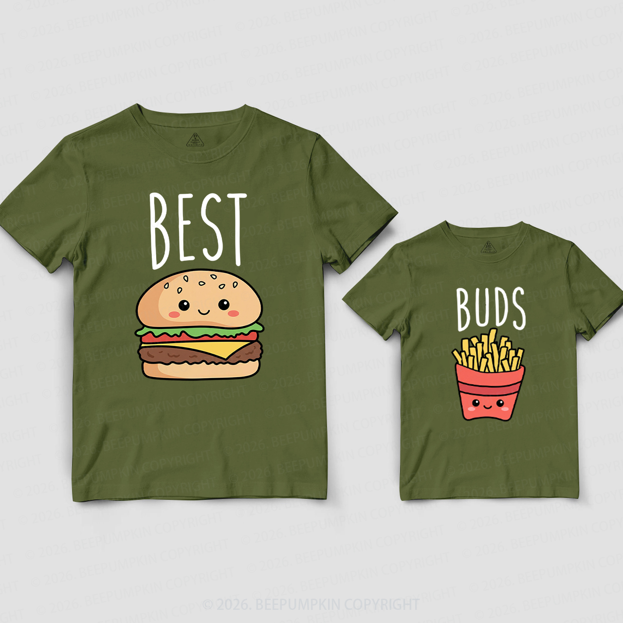 Best Buds Tasty Together Dad&Me Matching Shirts