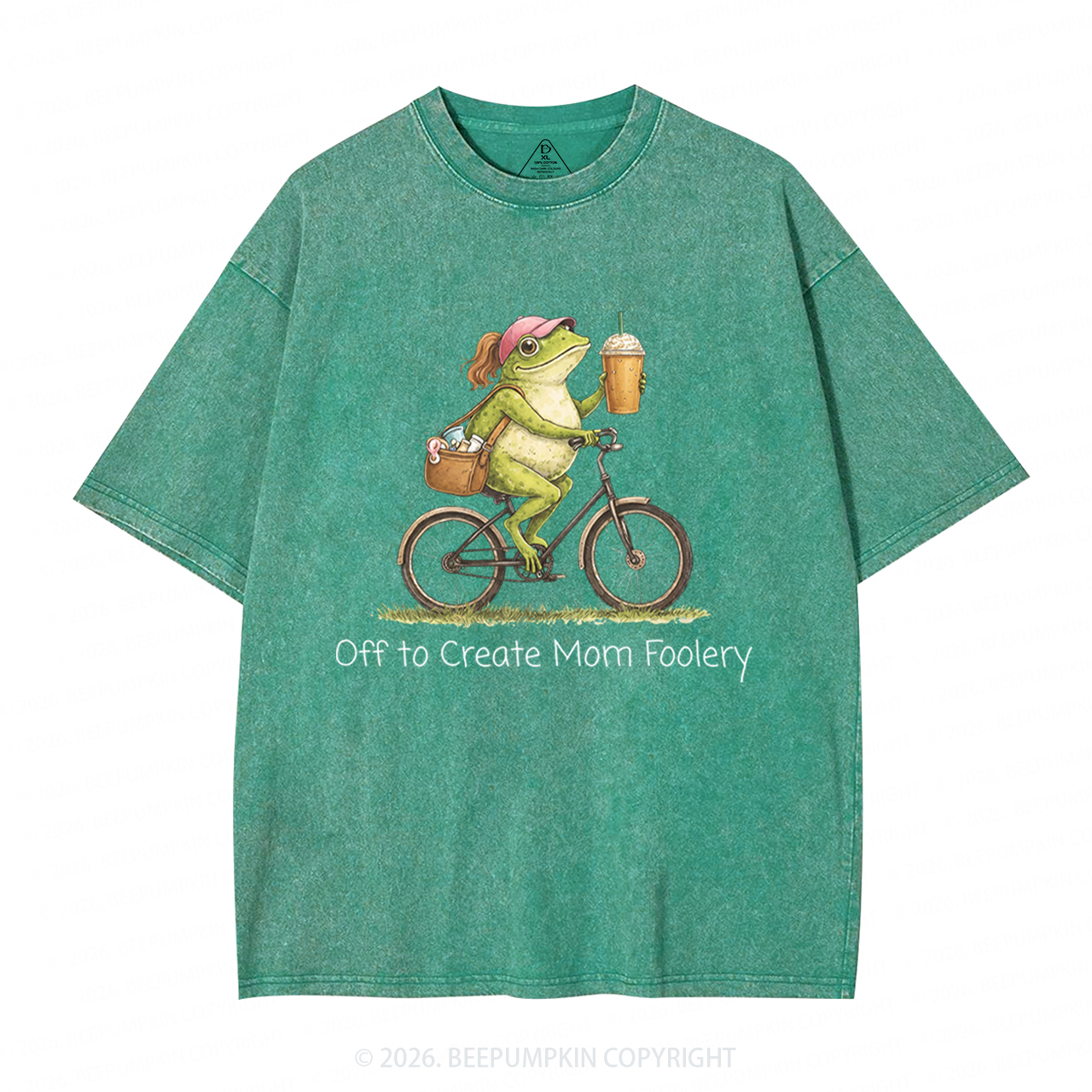 Off to Commit Mom Foolery Adult Washed T-Shirts