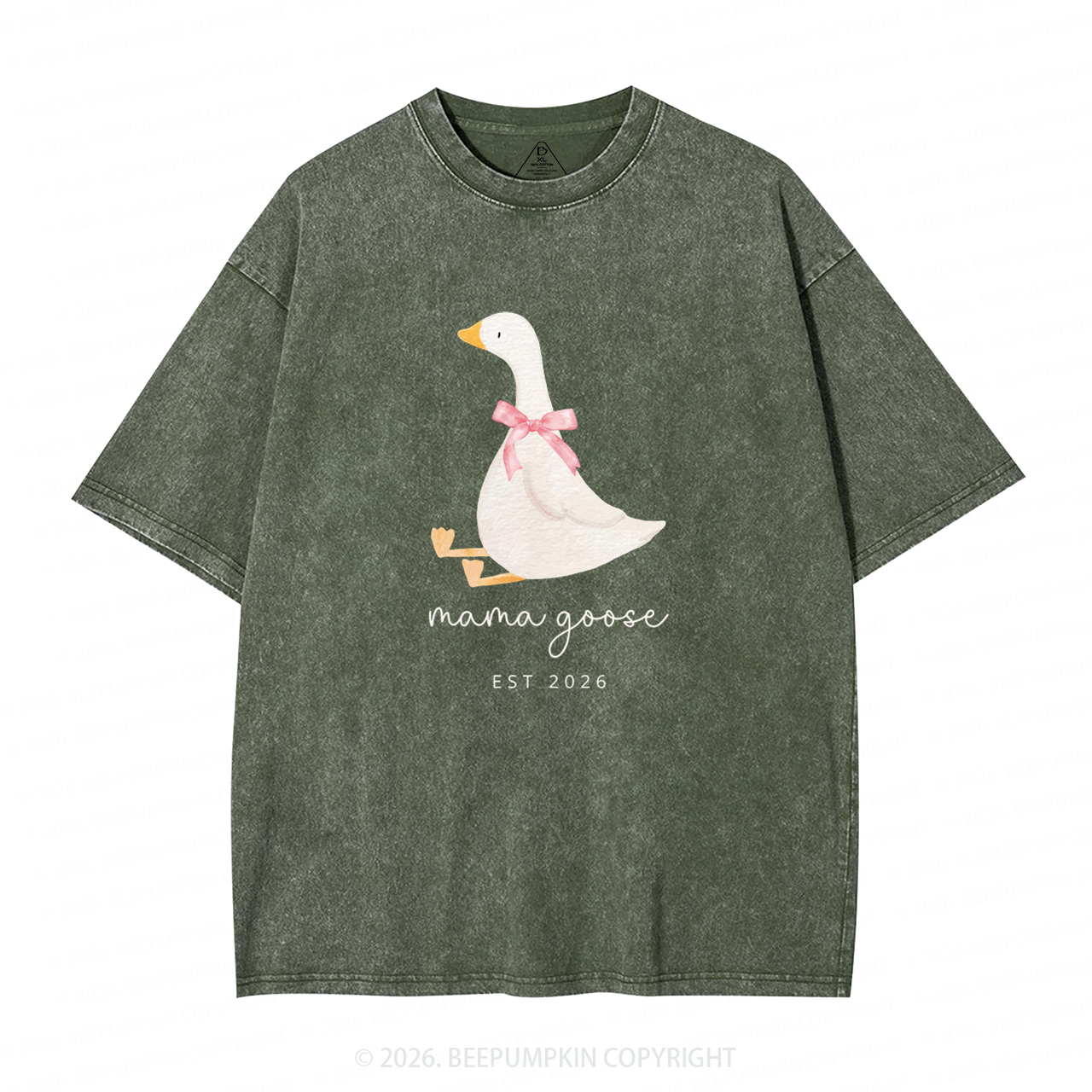Silly Goose Mother's Day Adult Washed T-Shirts