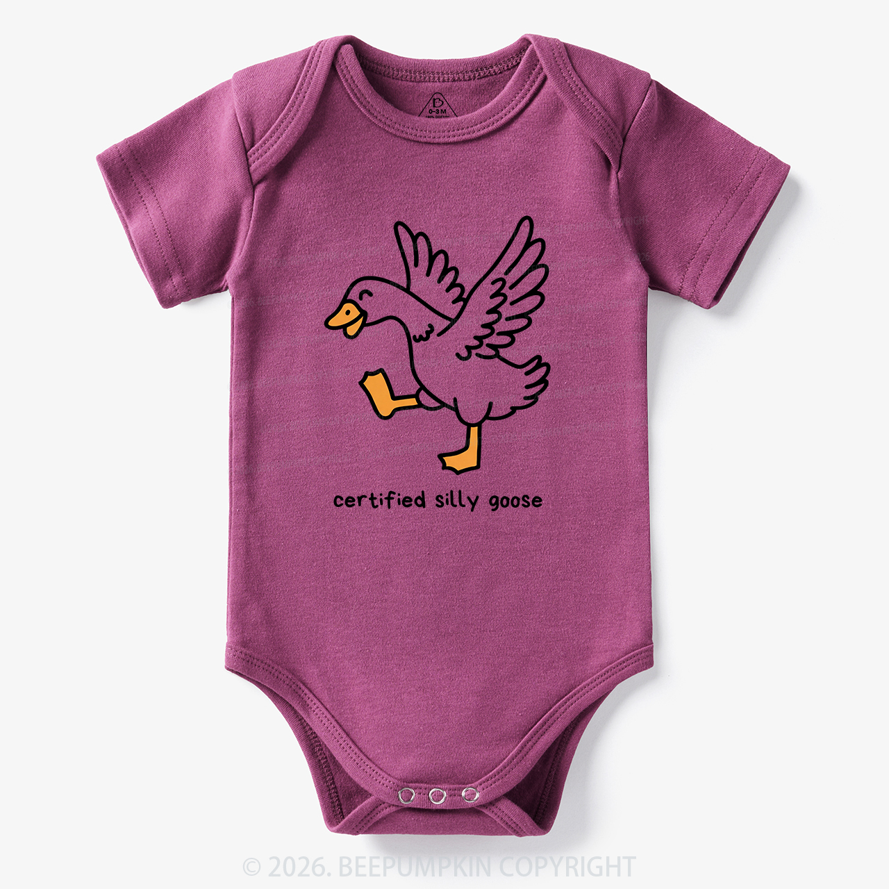 Funny Certified Silly Goose Bodysuit
