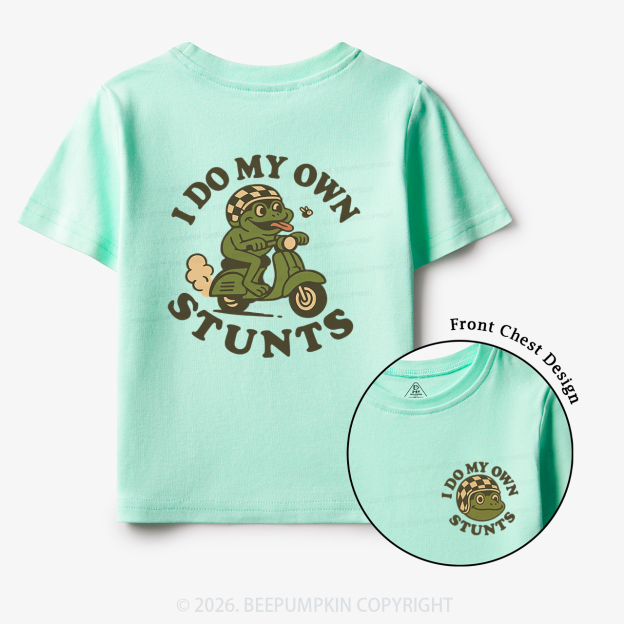 I Do My Own Stunts Frog Toddler&Kid's Tees