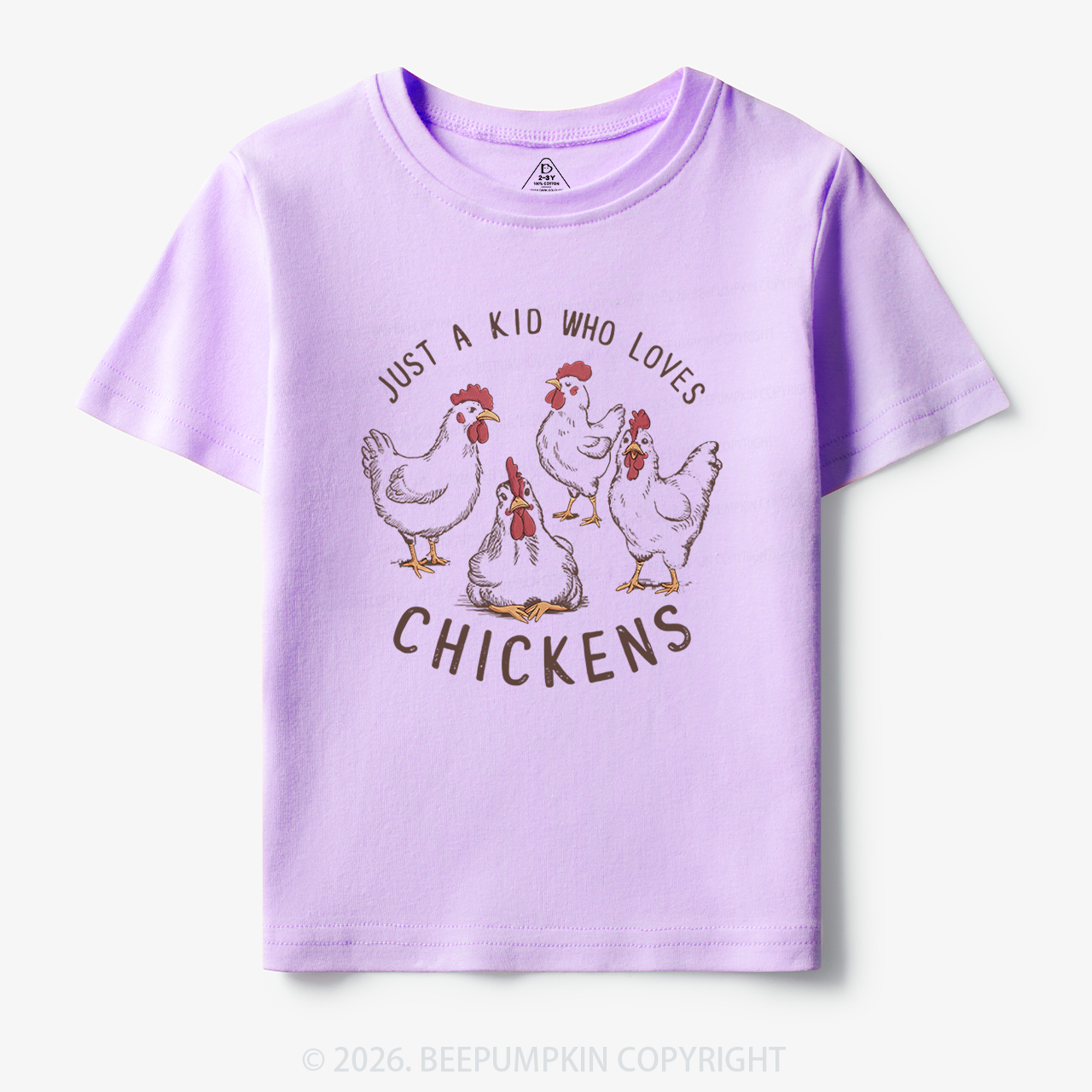 Just A Kid Who Loves Chickens Toddler&Kid's Tees