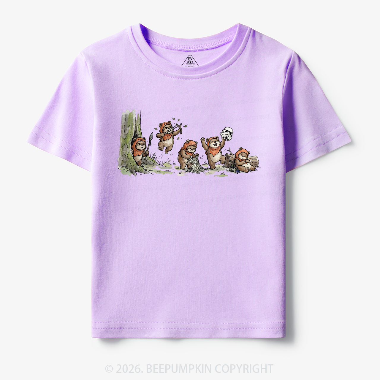 Vintage Galaxy Cute Bear Toddler&Kid's Tees