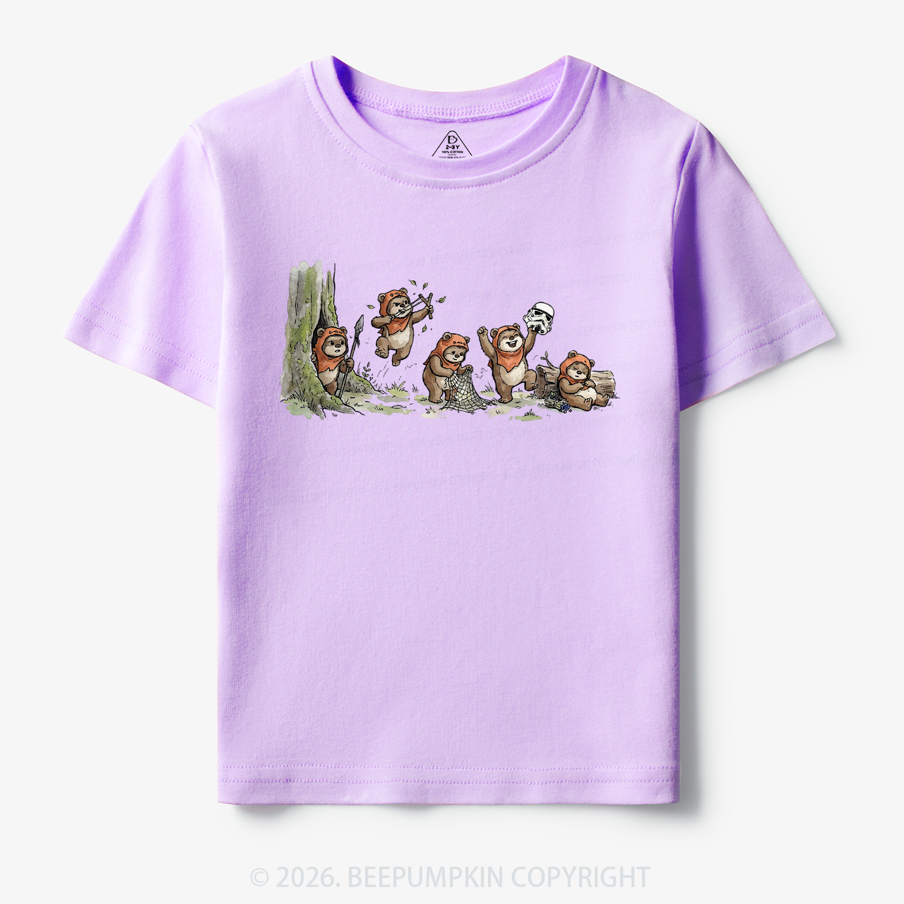 Vintage Galaxy Cute Bear Toddler&Kid's Tees