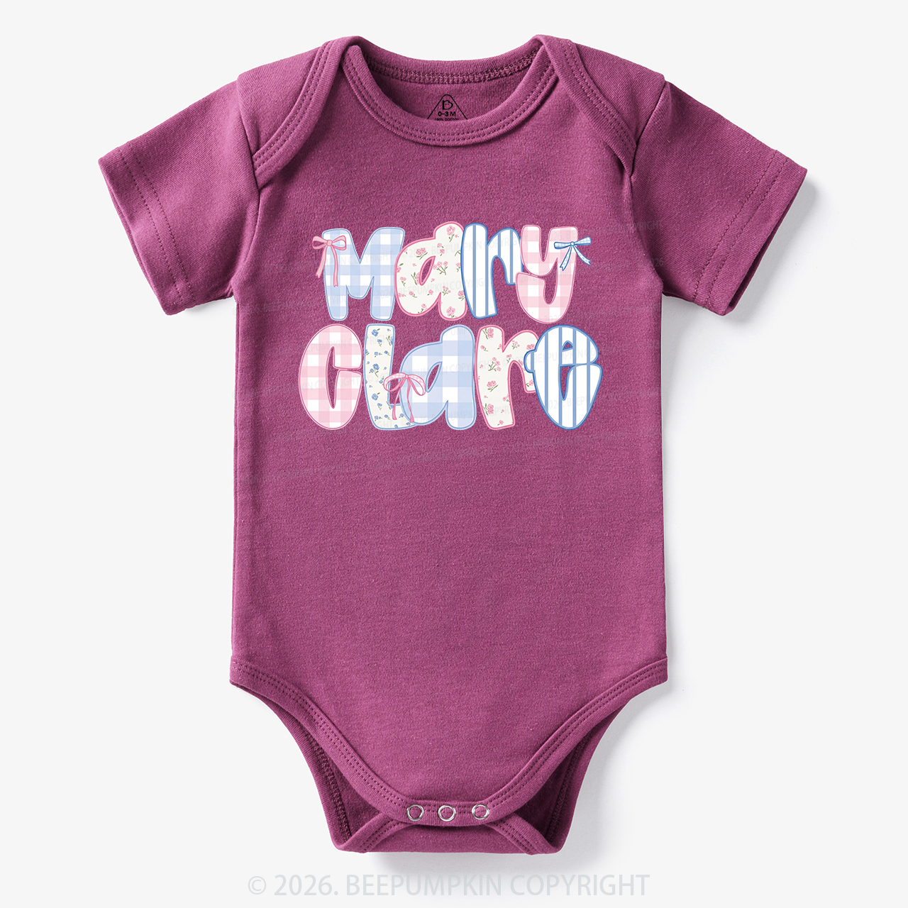 Personalized Name Candy Letters Bodysuit