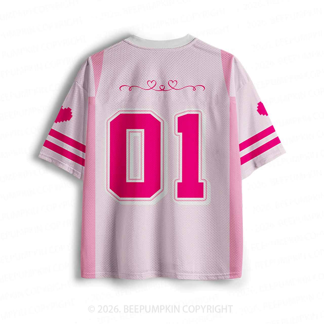 Pretty Besties Mesh Jersey For Family