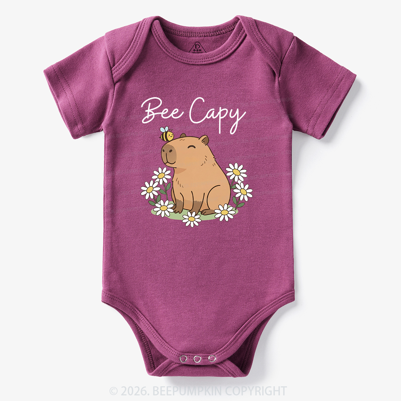 Bee Capy Capybara Bodysuit