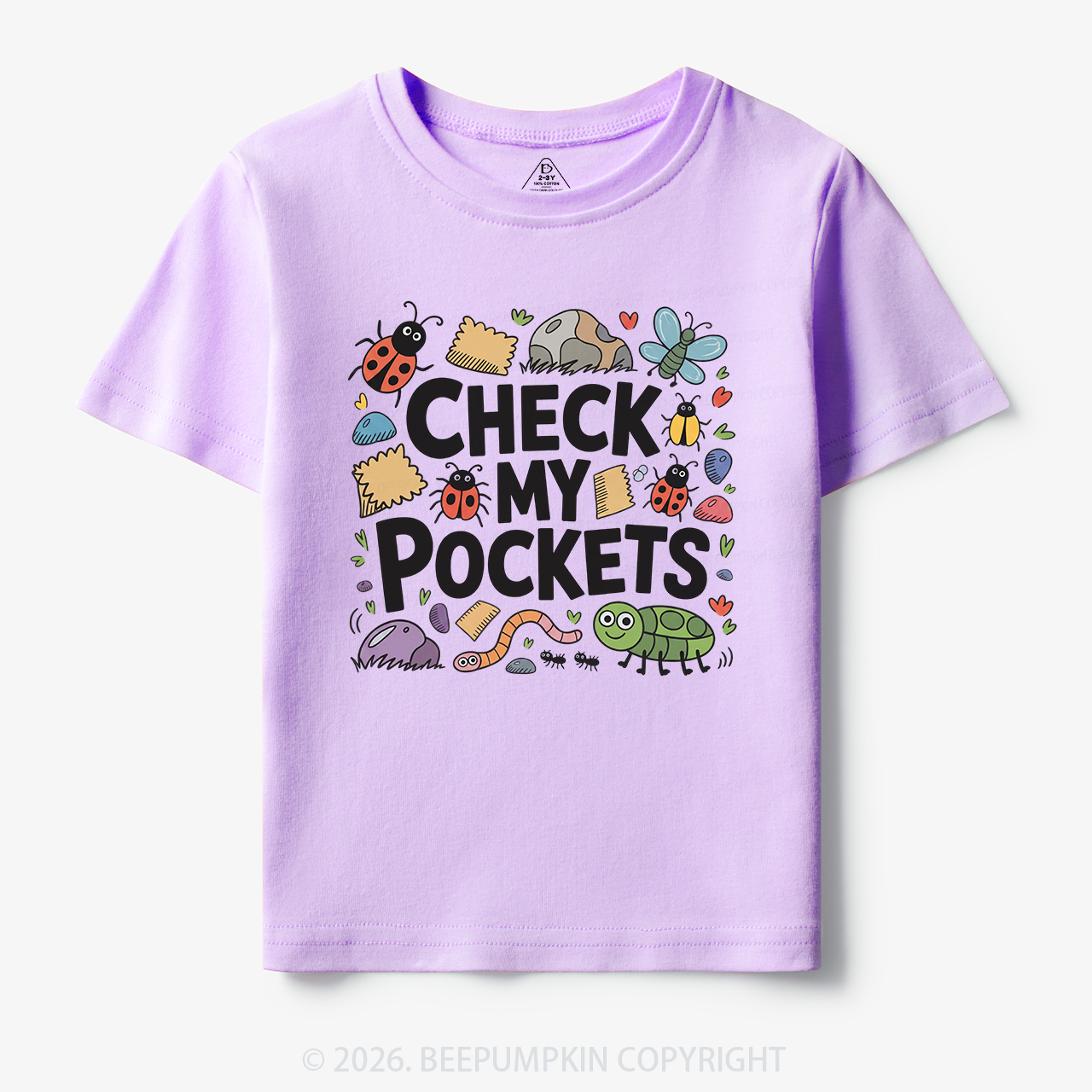 Check My Pockets Bug Lover Toddler&Kid's Tees