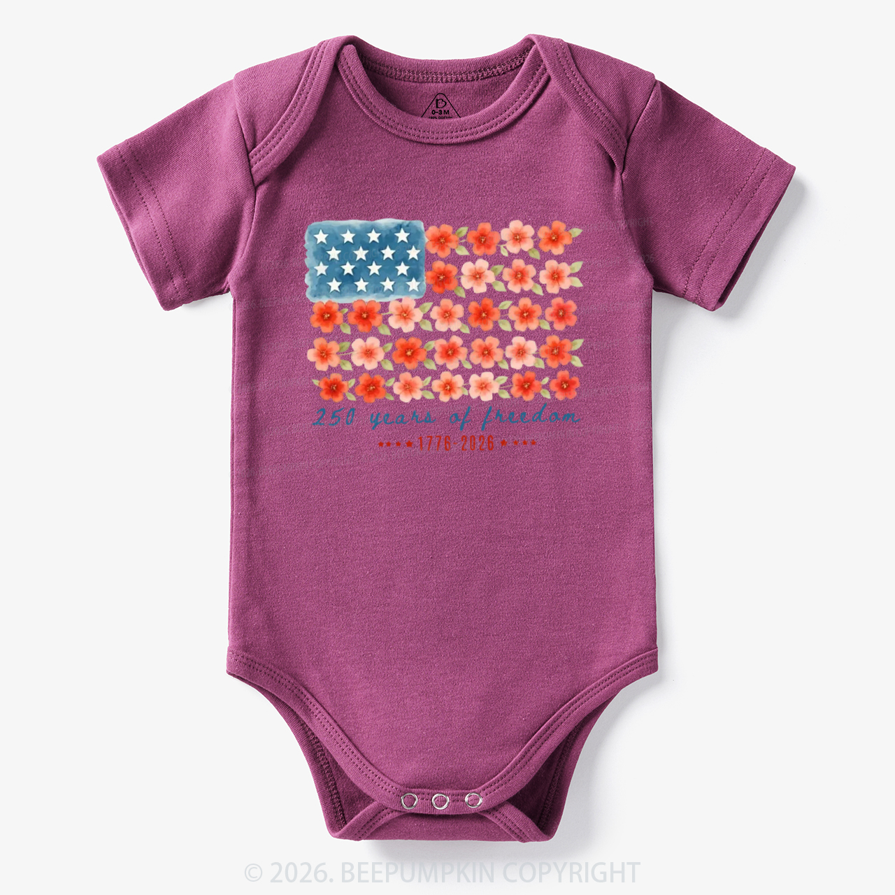 America 250th Anniversary 1776–2026 Bodysuit