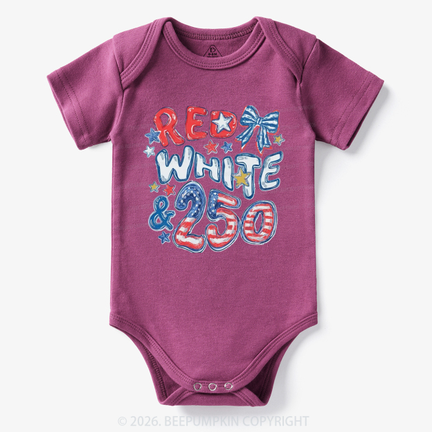Red White & 250 Anniversary Bodysuit