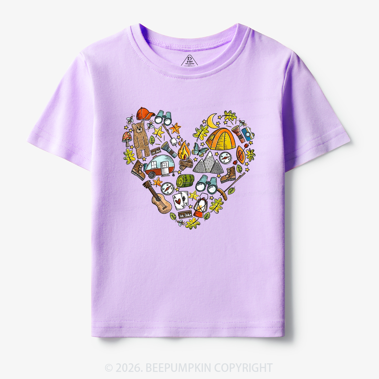 Love Camping Funny Hiking Toddler&Kid's Tees
