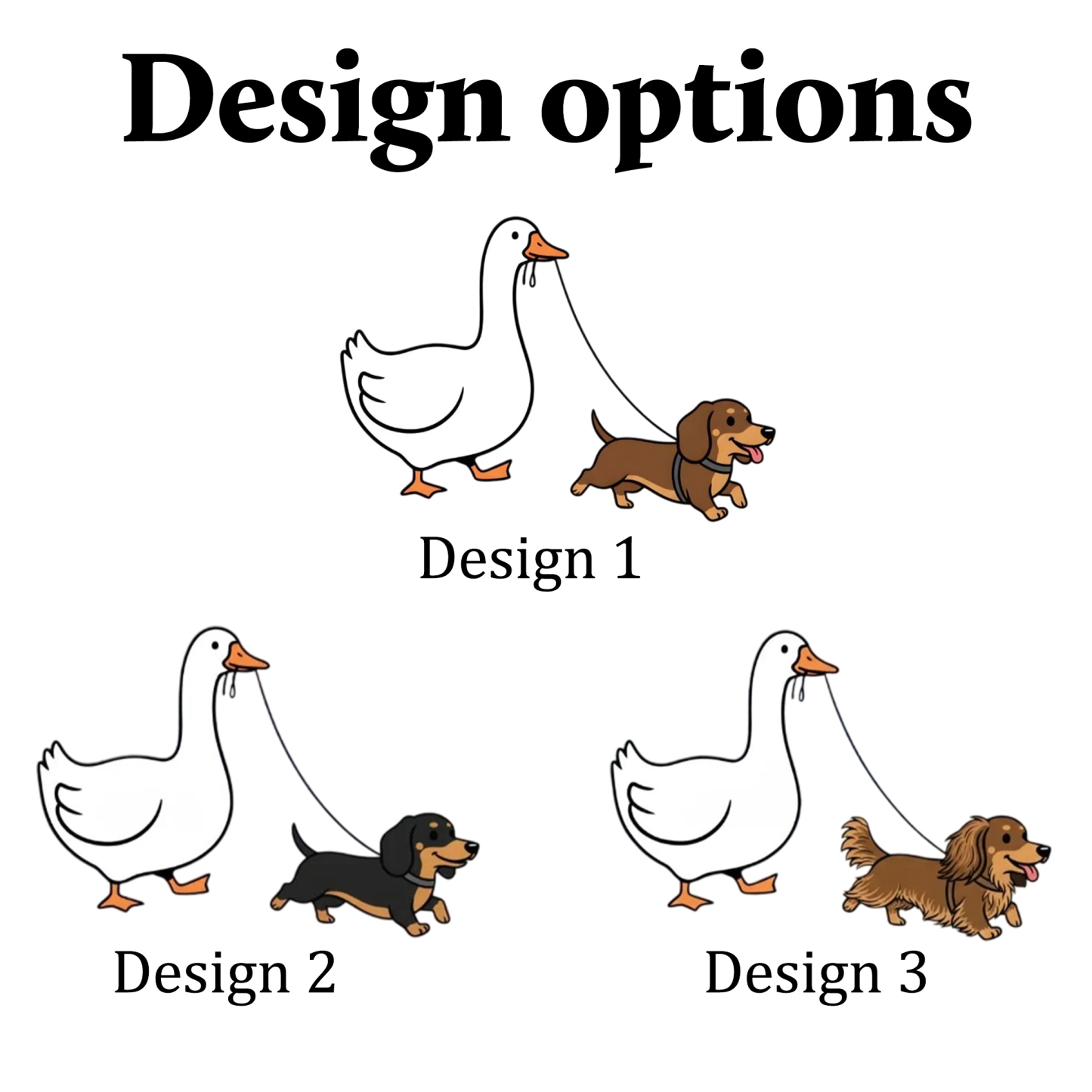 Silly Goose Walking Dachshund Dog Retro Raglan T-shirt