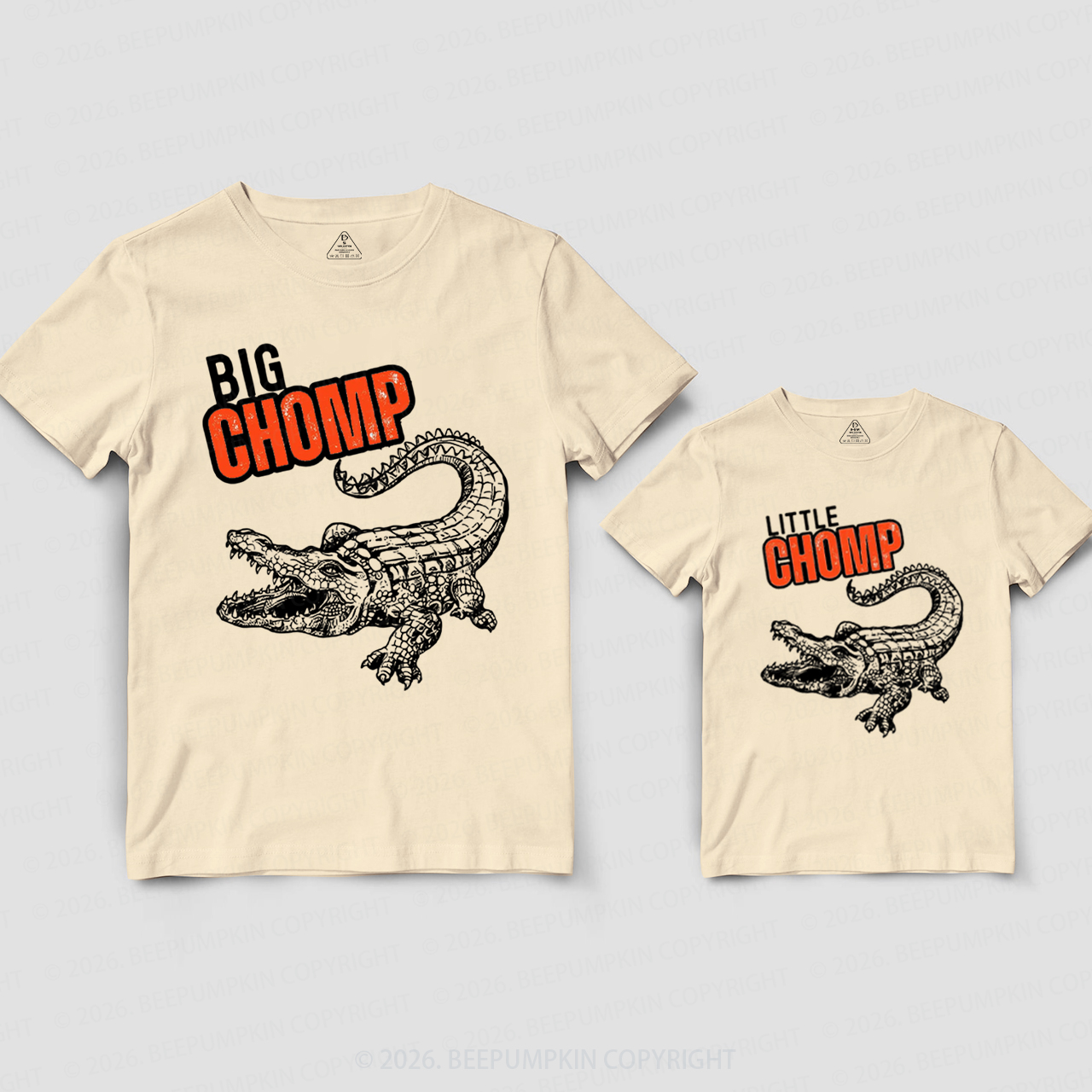 Chomp Fathers Day Dad&Me Matching Shirts