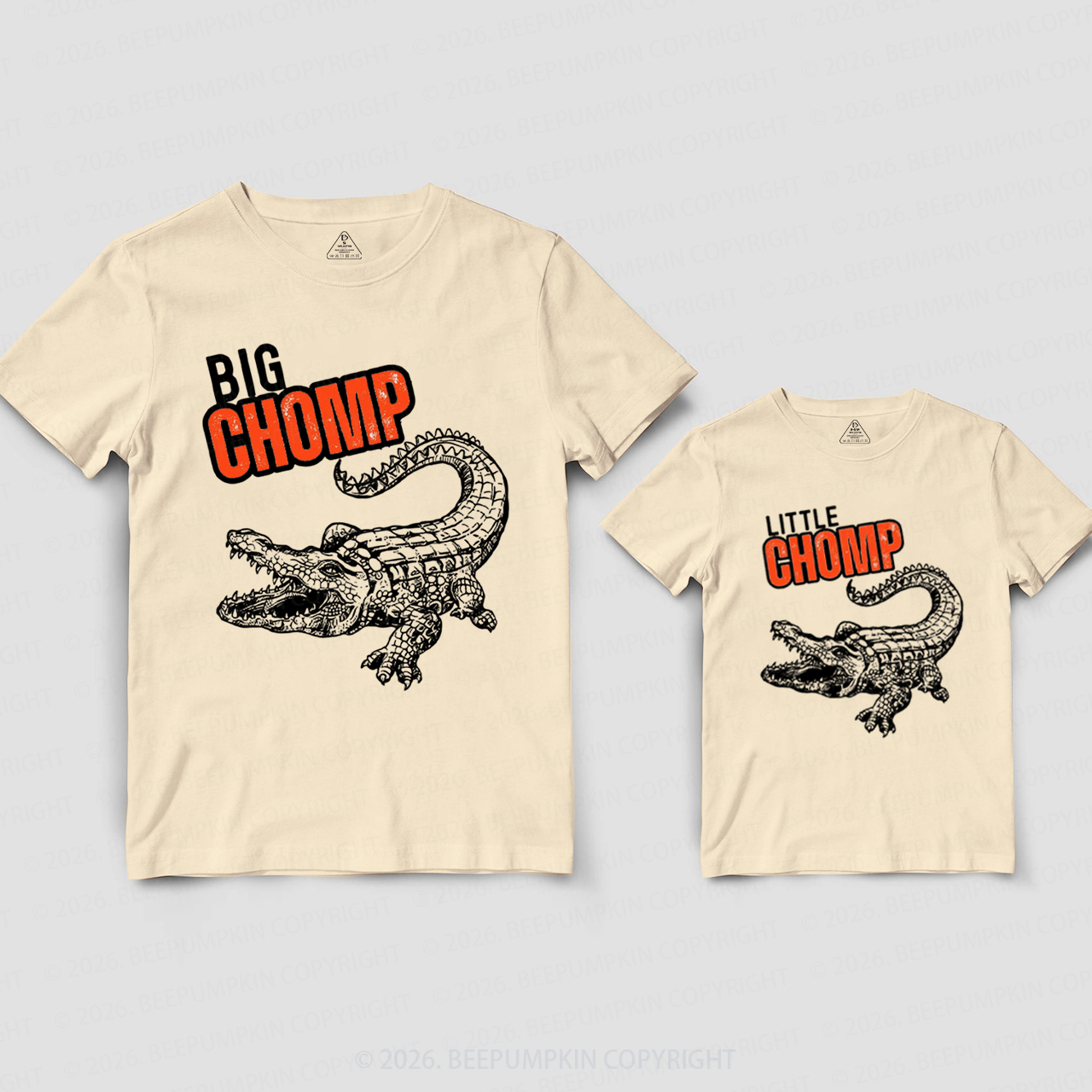 Chomp Fathers Day Dad&Me Matching Shirts