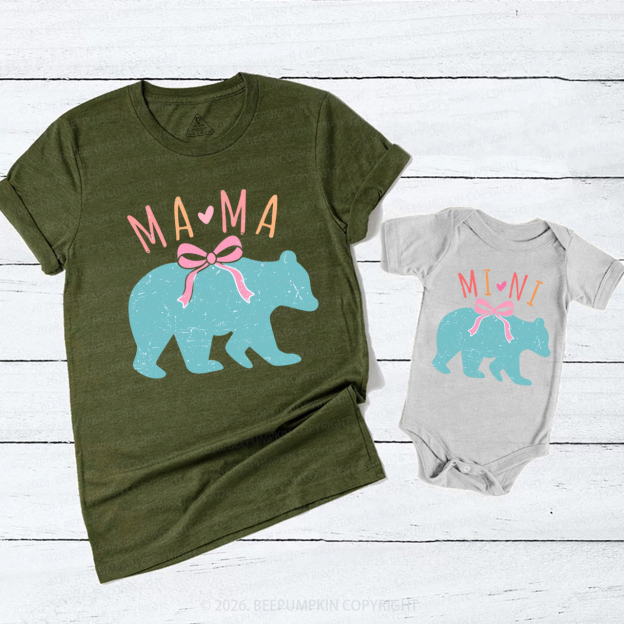 Mama Bear Mini Bear Mom&Me Matching T-Shirts