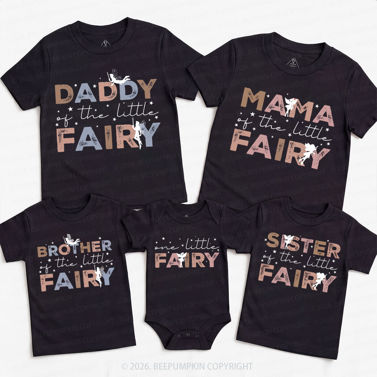 Fairy Theme Family Matching T-Shirts