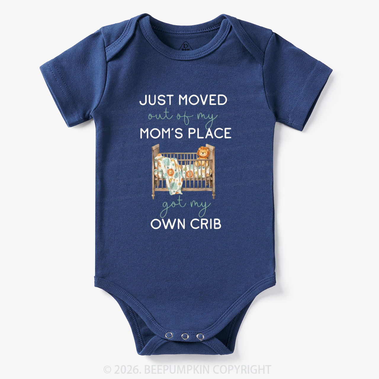 Moved out of my Mom's Place Got My Own Crib Funny Bodysuit
