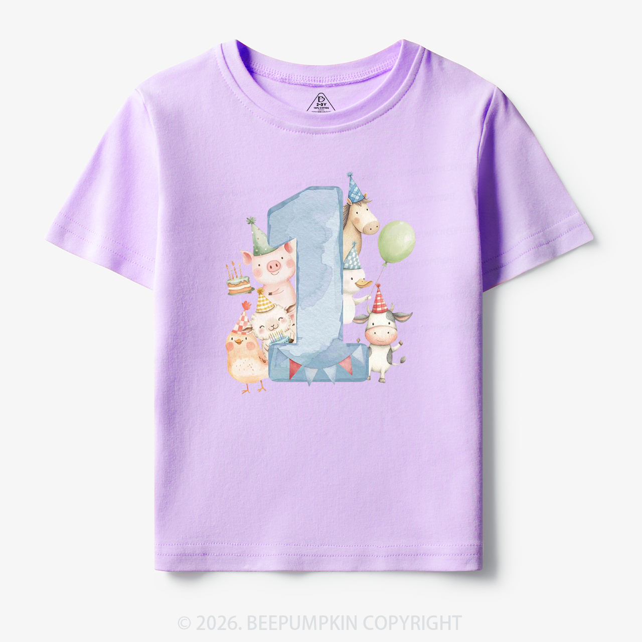 Personalized Farm Birthday Toddler&Kid's Tees