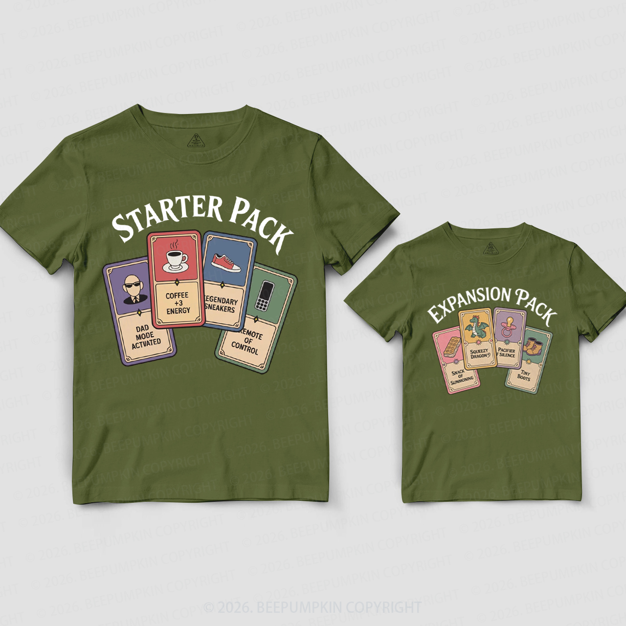 Starter Pack & Expansion Pack Dad&Me Matching Shirts