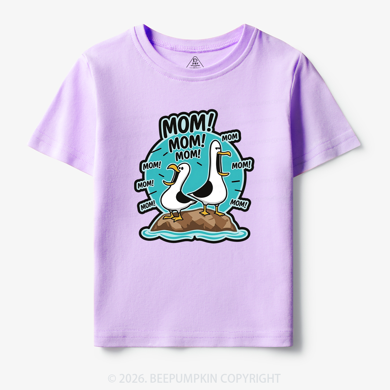 Funny Seagull MOM Toddler&Kid's Tees