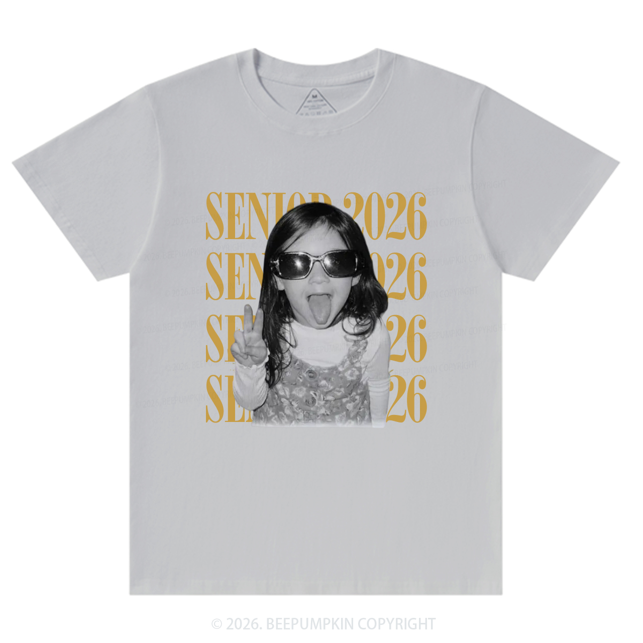 Personalized Vintage Photo And Year Senior T-Shirts