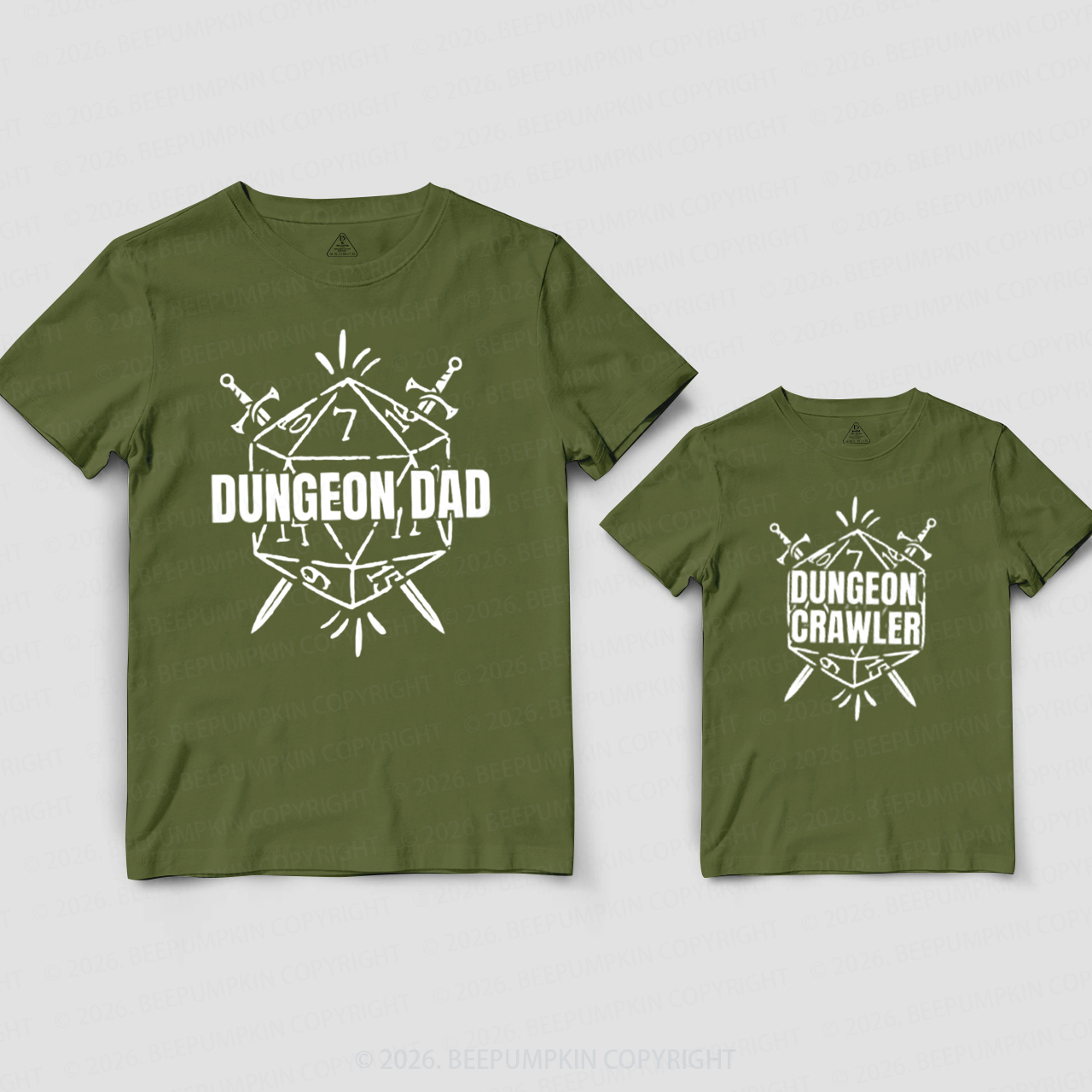 Tabletop Adventure Dad&Me Matching Shirts