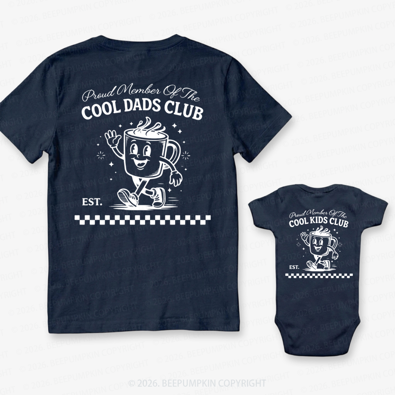 Cool Dads Club Father's Day Dad&Me Matching Shirts
