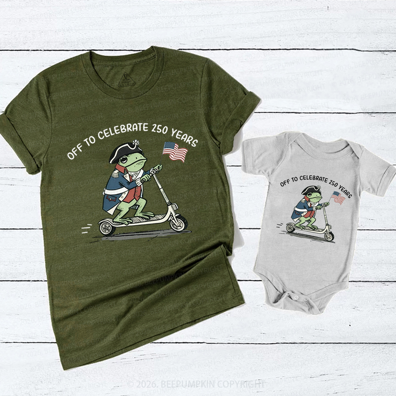 Personalized Baby Penguin Mom&Me Matching Tees Sale-Beepumpkin™
