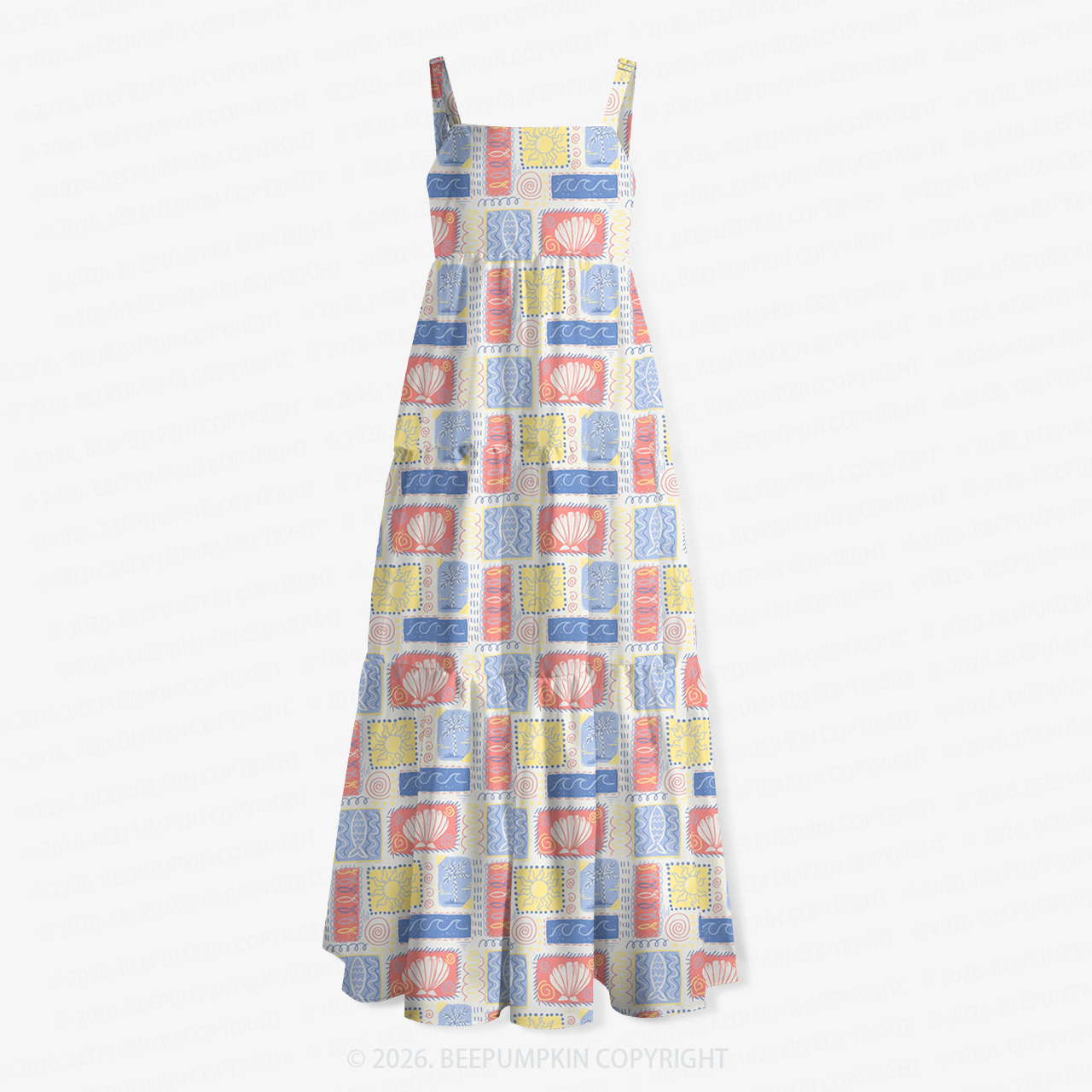 Seashell Postcards Collection Women’s Voile Cami Dress