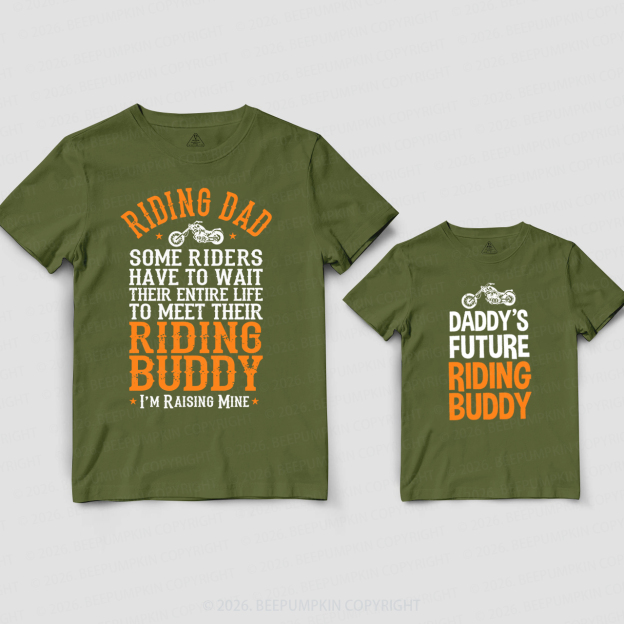 Riding Dad and Future Riding Buddy Dad&Me Matching Shirts